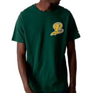 T-shirt Puma College Letter - Vert et jaune, taille XS à XL