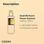 Sérum de puissance de mucine Cosrx Escargot 96 essence - 100 ml