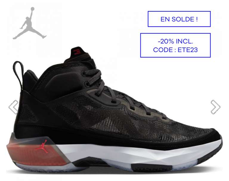 Baskets Nike Air Jordan XXXVII Infrared - Tailles du 40 au 47,5