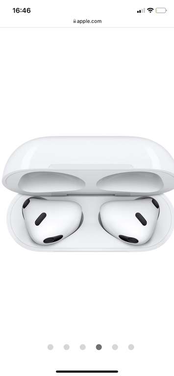 Ecouteurs sans fils Apple AirPods 3 MagSafe (Via 40€ sur Carte Fidélité)