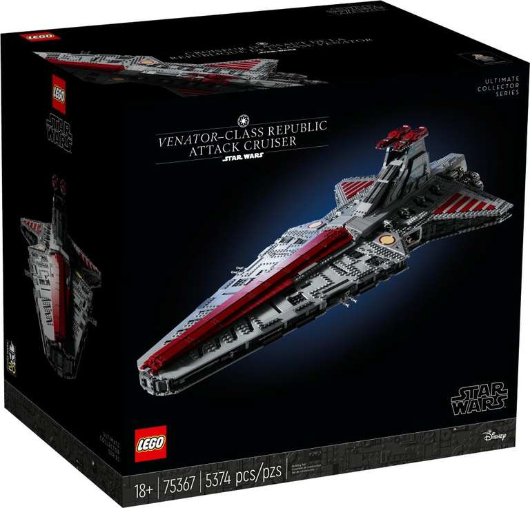 LEGO Star Wars 75367 Le croiseur d’assaut de classe Venator de la République
