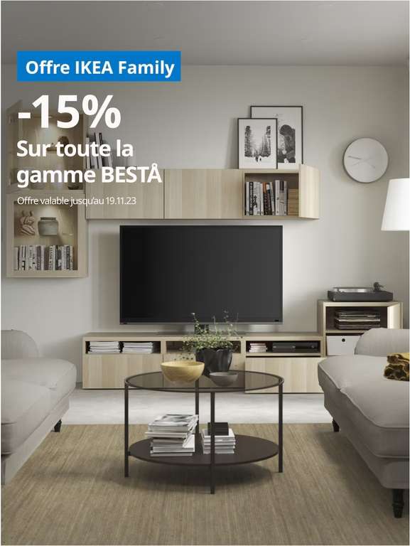 [IKEA Family] 15% de remise sur la gamme Bestå