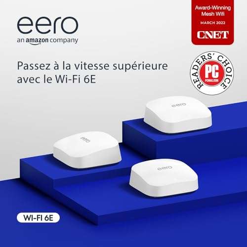 Routeur Wi-Fi maillé Amazon Eero Pro 6E - Ethernet 2,5 Gb/s