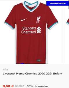 Maillot enfant Nike Liverpool Home Chemise 2020 2021