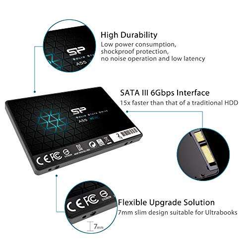 SSD interne 2.5" Silicon Power A55 (3D NAND) - 2 To (vendeur tiers)