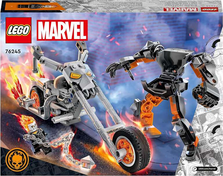 Jeu de construction Lego Marvel Le Robot et la Moto de Ghost Rider (264  pièces, 1 figurine, 76245) –