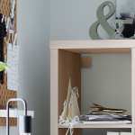 [Ikea Family] Étagère avec support Kallax effet chêne blanchi/noir, 147x129 cm