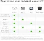Drone Dji Mini 3 - 4K HDR, Télécommande sans écran - Gris