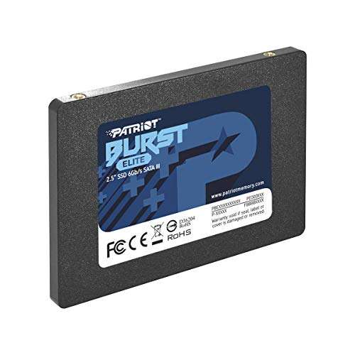 SSD interne 2.5" Patriot Burst Elite (SM2259XT) - 2 To, TLC DRAM-Less, Garantie 3 ans (Vendeur Tiers)