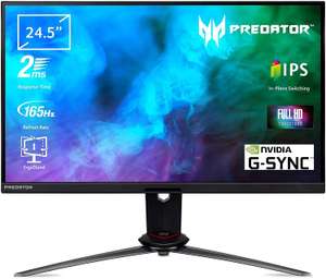 Écran PC gaming 24.5" Acer Predator XB253QGPbmiiprzfx - Full HD, IPS, 165 Hz, G-Sync, 0.9 ms, 400 Nits