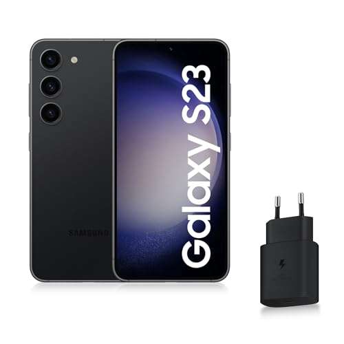 Smartphone 6.1 Samsung Galaxy S23 5G - 256 Go, Chargeur Secteur Rapide 25W  Inclus –