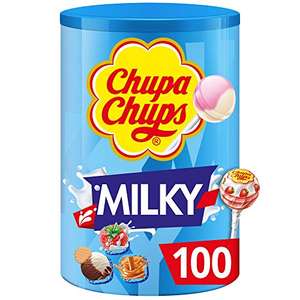 Pot de 100 Sucettes Chupa Chups Milky (via coupon abonnement)