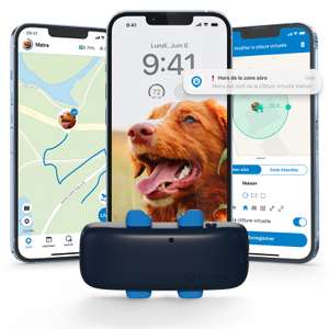 Collier GPS pour chien Tractive