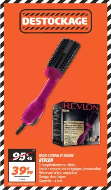 Pack sèche-cheveux + brosse coiffante Revlon Pro Collection Salon One-Step Smooth & Shine RVDR5232