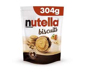 Lot de 2 paquets de biscuits Nutella Biscuits (2 x 304 g)