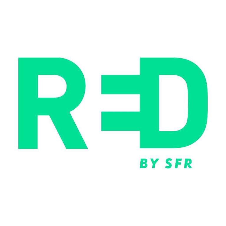 Forfait mobile Red by SFR : Appels, SMS/MMS illimités + Internet 20Go en très haut débit (4G) + 11Go en UE/DOM (Sans engagement)
