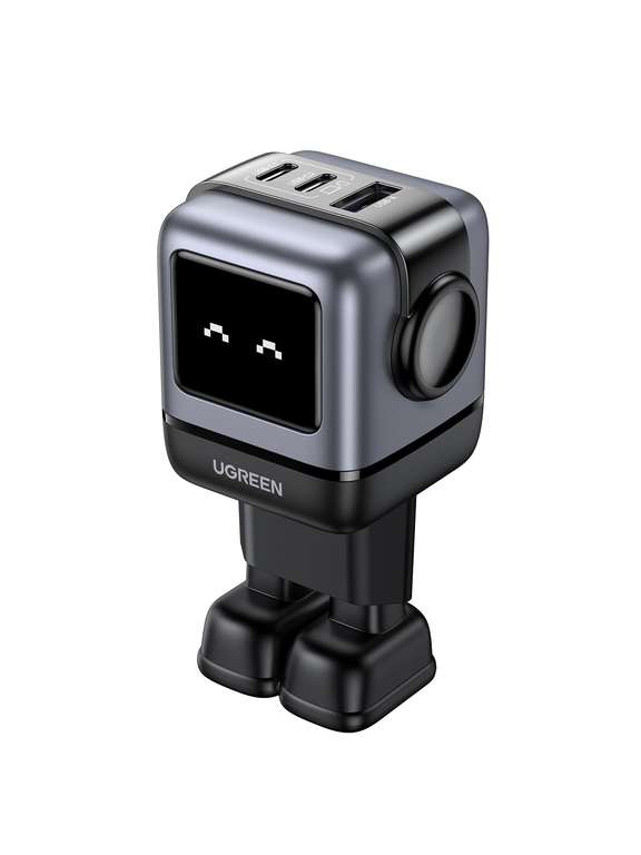 Chargeur Ugreen Nexode Robot GaN 65W - Noir (Vendeur Tiers)