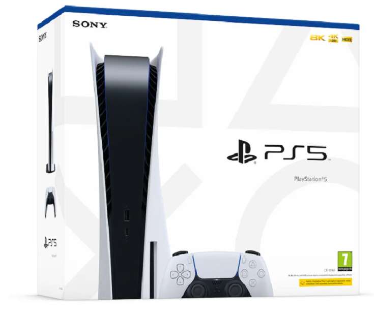 Console PlayStation 5 Édition standard (via 100€ en bons d'achat) - Magasins participants