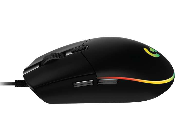 Souris gaming Logitech G203 Lightsync - éclairage RVB personnalisable, 6 Boutons Programmables, 8000 PPP