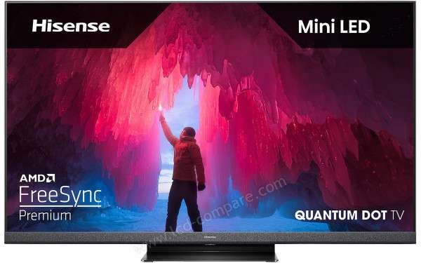 TV 55" Mini-Led Hisense 55U8HQ - Ultra HD, 100 Hz, Smart TV (Via ODR 200€)