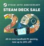 10 à 20% de réduction sur les consoles Steam Deck - Ex: Steam Deck 64 GO