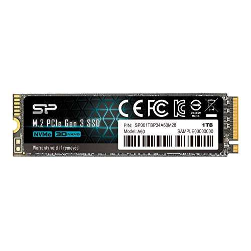 SSD M.2 NVMe Silicon Power - 1 To, Gen 3, PCIe (vendeur tiers)
