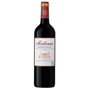 Bouteille de vin rouge Bordeaux Malesan AOP 2020 - 75cl