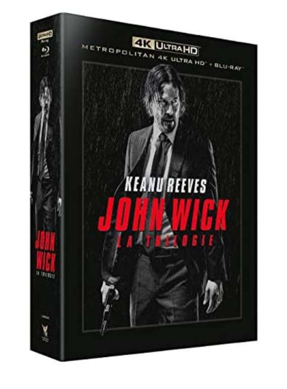 Coffret Blu-Ray John Wick - La Trilogie : John Wick 1 + John Wick 2 + Parabellum