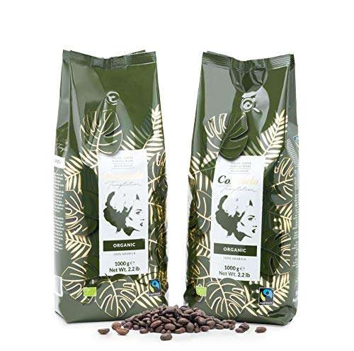 Lot de 2 Sachets de Café en grains bio Consuelo Organic - 2 x 1 kg