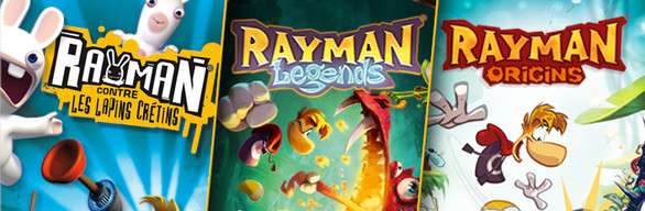 Rayman Bundle - Rayman Raving Rabbids + Rayman Origins + Rayman Legends sur PC (Dématérialisé - Steam)