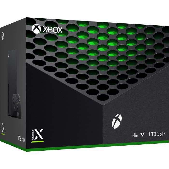 Console Microsoft Xbox Series X - 1 To (+ 25€ de cagnotte pour les CDAV)