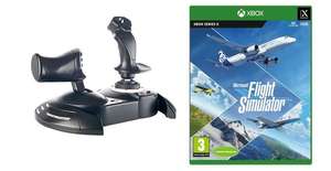Microsoft Flight Simulator Xbox Series X offert pour l'achat d'un joystick Xbox parmi la sélection - Ex : Thrustmaster T.Flight Hotas One FS