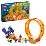 Jeu de construction Lego city 60338 Le looping du chimpanzé cogneur