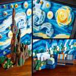 LEGO Ideas 21333 - Reproduction de Tableau sur Toile : Vincent Van Gogh - La Nuit Étoilée