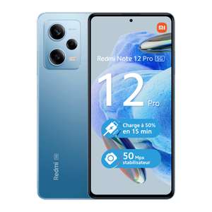 Smartphone 6,67" Redmi Note 12 Pro 5G Bleu Ciel, 6 GO + 128 GO