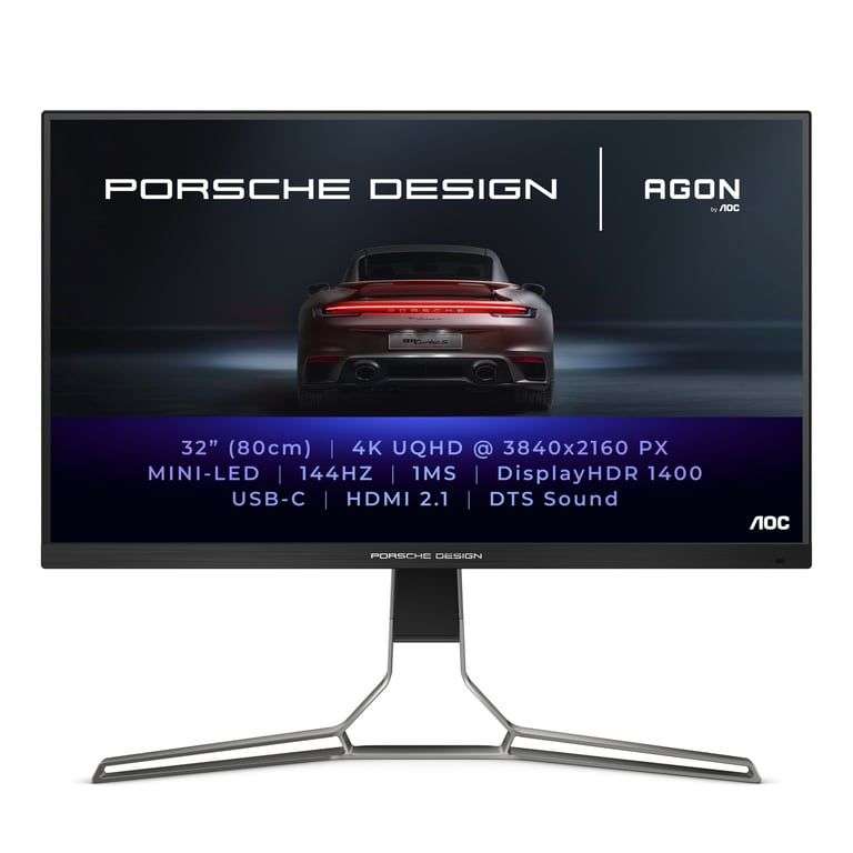AOC Porsche Design AGON PRO PD32M 31.5" Mini LED IPS UltraHD 4K 144Hz USB-C
