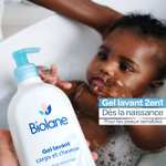 Gel douche Biolane bebe corps et cheveux 2 en 1, 750ml (via coupon et abonnement)