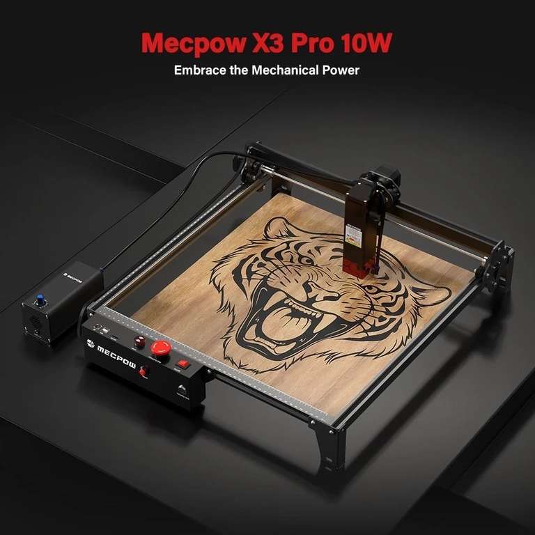 Graveur laser Mecpow X3 Pro 10W avec kit air assist (Vendeur Tiers)