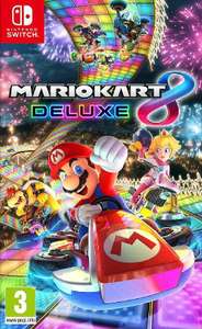 Sélection de jeux Nintendo Switch en promotion - Ex : Mario Kart 8 Deluxe (+ 3.95€ en RP - Vendeur Carrefour)