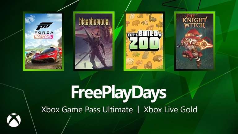 [Gold/GPU] Forza Horizon 5, Blasphemous, Let’s Build a Zoo et The Knight Witch jouables gratuitement sur Xbox One/Series X|S (Dématérialisé)