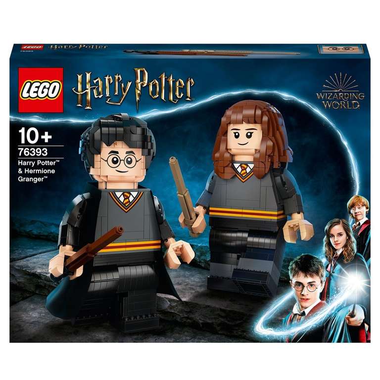 Lot de 2 figurines géantes à construire Harry Potter et Hermione Granger LEGO Harry Potter - 76393