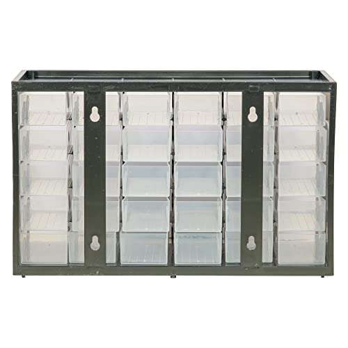 Organiseur 30 Casiers STANLEY 1-93-980 5 etages - Tiroirs Antichocs et Transparents, 36,5 x 15,5 x 22,5 cm