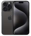 Smartphone Apple iPhone 15 Pro - 128 Go, Titane naturel, noir ou bleu (Frontaliers Suisses)
