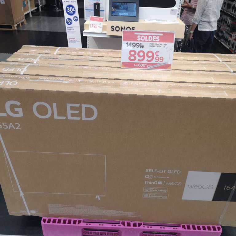 TV 65" LG OLED65A2 (OLED, 4K UHD, Dolby Vision IQ, Smart TV) - Lattes (34)