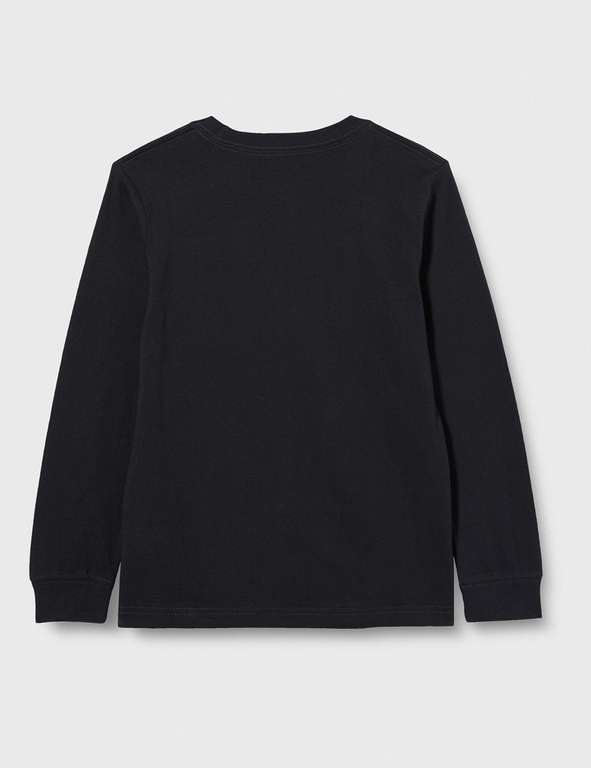 Tee-shirt Manches Longues Garçon Levi's Noir 100% Coton - Du 2 au 16ans