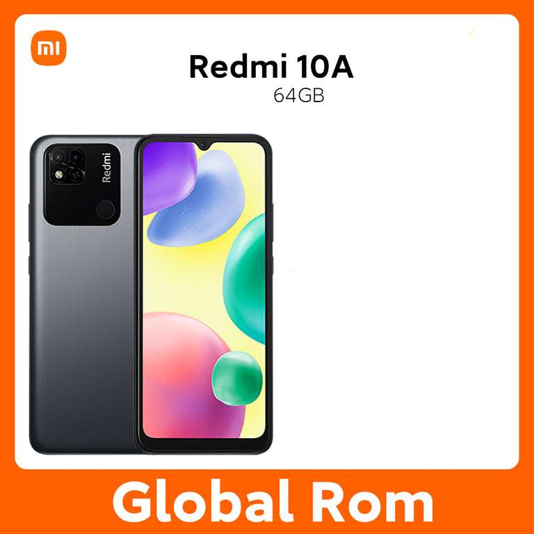 Smartphone Xiaomi Redmi 10A 3GO 64GO (79,99€)