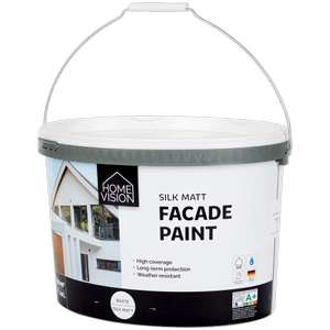 Pot de Peinture mate pour façade Home Vision Blanc 10L