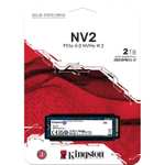 SSD interne M.2 NVMe Kingston NV2 - 2 To, PCIe 4.0, TLC (SNV2S/2000G)