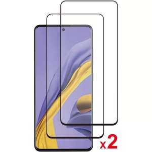 Sélection de coques & protèges écran à partir de 1€ - Ex : Lot de 2 protèges écran Essentielb Samsung A51 Verre trempé intégral