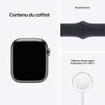 Sélection de montres connectées - Ex : Apple Watch 7 (GPS + cellulaire) - 41 mm